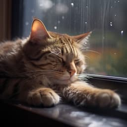 Serenidad Felina Con Lluvia: Sonidos De Lluvia Tranquila Para Gatos Relajados - Academia de Música con Sonidos de la Naturaleza