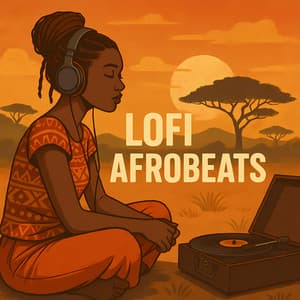 Afro Lofi Upbeat Uplifting Background Music For Studying Gaming Working - Lazy Vibes