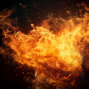 Fire's Baby Calm: Soothing Flame Melodies - Mindful Measures