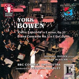 York Bowen Piano & Violin Concertos - York Bowen