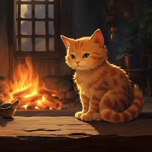 Fuego Para Gatos: Sinfonía Binaural Del Fuego - Especialistas en Música Relajante