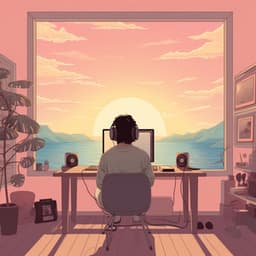 Sesión De Estudio Con Olas Del Océano: Melodías Meditativas - Serie de sonidos de la naturaleza