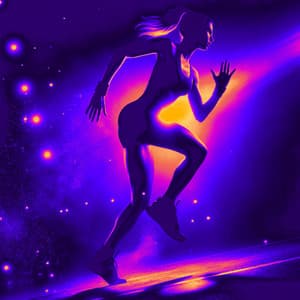 Violet Velocity: High-Intensity Beats - Running Music Academy