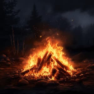 Fire's Meditation Harmony: Peaceful Ember Sounds - Reiki Music Energy Healing