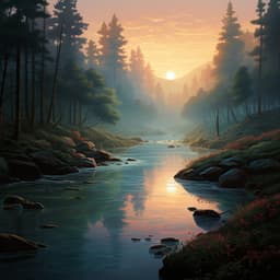 Melodías De Aguas De Ensueño: Sinfonía Al Lado Del Lago Para Dormir - Caminante de la naturaleza