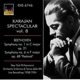 Karajan spectacular vol 8 New york Philharmonic Orchestra Orchestra Sinfonica Rai Torino Live Rrecordings 1958 - 1954 - Ludwig van Beethoven