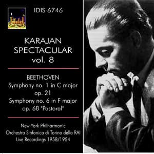 Karajan spectacular vol 8 New york Philharmonic Orchestra Orchestra Sinfonica Rai Torino Live Rrecordings 1958 - 1954 - Ludwig van Beethoven