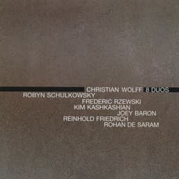 Christian Wolff: 8 Duos - Christian Wolff