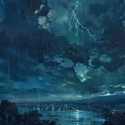 Restful Binaural Rain with Gentle Thunder - Dreamstatician