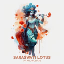 Saraswati Lotus of Knowledge: Ancient Sounds of Bansuri, Santur, and Drum, Divine Music for Concentration and Focus, Gain Knowledge & Wisdom - Sarah Samadhi