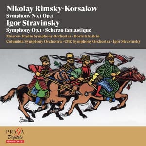 Nikolay Rimsky-Korsakov: Symphony No. 1 - Igor Stravinsky: Symphony, Op. 1 - Moscow Radio Symphony Orchestra