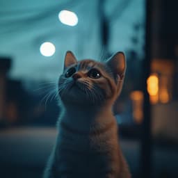 Quiet Time for Cats: Gentle Soothing Music - Quiet Night Lofi