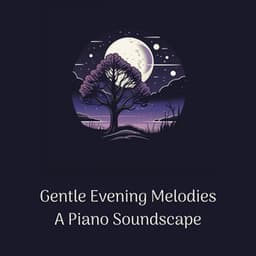 Gentle Evening Melodies: A Piano Soundscape - Night Ambience Lovers