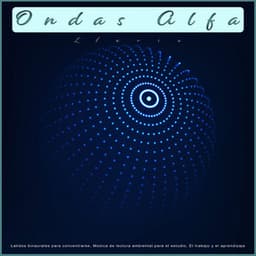 Ondas Alfa - Lluvia - Latidos binaurales para concentrarse, Música de lectura ambiental para el estudio, El trabajo y el aprendizaje - Ondas Alfa