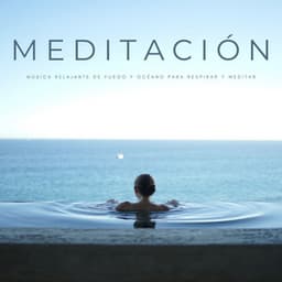 Meditación: Música Relajante De Fuego y Océano Para Respirar y Meditar - Meditaciónessa