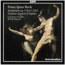 Beck: Symphonies, Op. 3 & Overture to La mort d'Orphée - Franz Ignaz Beck
