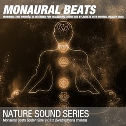 Monaural Beats Golden Sine 9.0 Hz - Binaural Beats
