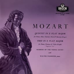 Mozart: Piano Quintet, K. 452; Clarinet Trio, K. 498 "Kegelstatt" - Wolfgang Amadeus Mozart