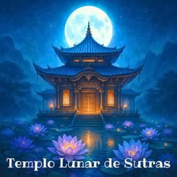 Templo Lunar de Sutras, Baño Sonoro de Mantras Nocturnos - Meditación Música Ambiente