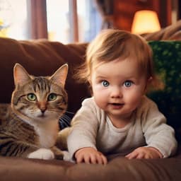 Serenidad Felina: Melodías Suaves Para Gatos Del Bebé - Ruido natural