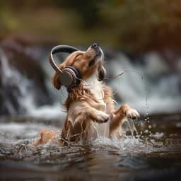 Water Bark: Dogs Playful Echoes - Music-to-Relax-Dogs