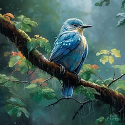 Enchanted Rainforest Symphony: Rain and Bird Melodies - Bird and Nature Sounds
