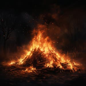 Fire's Sleep Symphony: Soothing Flames for Rest - Everlight