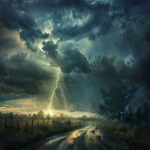 Thunder Rain Sleepscape: Binaural Beats Harmony - Deep Sleep Relaxation