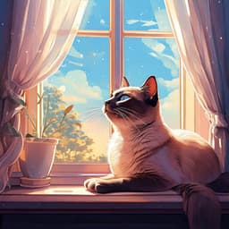 Lofi Cat Vibes: Calming Music for Cats - Binaural Symphony