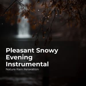 Pleasant Snowy Evening Instrumental - Nature Rain Relaxation