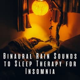 Binaural Rain Sounds to Sleep Therapy for Insomnia - Binaural Beats Sleeping Music