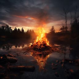 Armonía Tranquila De Las Brasas: Fusión De Spa Y Música - Llamada de la naturaleza