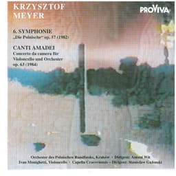 Krzysztof Meyer - 6. Symphonie: Die Polnische" Op. 57  & Canti Amadei: Concerto da Camera Für Violincello Und Orchester, Op. 63 - Krzysztof Meyer