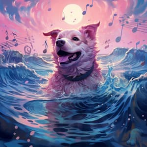 Canine Harmony: Ocean Ripples and Musical Bark - Weather FX
