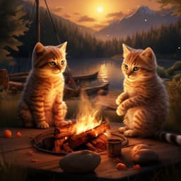 Eternal Firelight Aria for Cats: Music for Stress Relief - Mother Nature Soundscapes