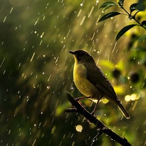 Binaural Rain Lullabies: Gentle Nature and Bird Sounds for Baby Sleep - Goodnight Baby White Noises