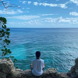 Yoga Con Brisa Oceánica: Sonidos De Armonía Con El Océano - Felicidad de la música de yoga
