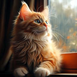 Cats' Rainy Day: Soothing Ambient Sounds - Sacred Music Collectors