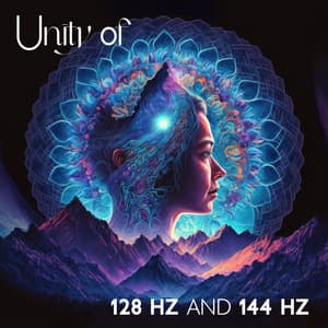 Unity of 128 Hz and 144 Hz: Balance of Nervous System & Pineal Gland Activation - Solfeggio Frequencies Tones
