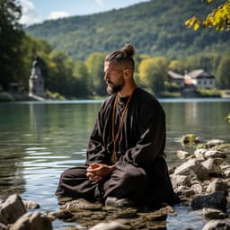Santuario Sereno Del Río: Sonidos De Arroyos Para Relajarse - Resplandor de la naturaleza