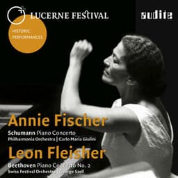Lucerne Festival Historic Performances: Annie Fischer & Leon Fleisher - Annie Fischer