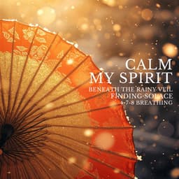 Beneath the Rainy Veil: Finding Solace with 4-7-8 Breathing - Calm My Spirit
