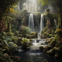 Waterfall Music Wonders: Pets' Plunging Play - Sounds Of Calm