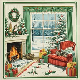 Yuletide Flames: A Cozy Christmas - Relaxation and Dreams