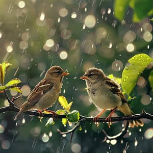 Calming Rain for Pets: Binaural Nature and Bird Sounds - 4D Nature Recordings