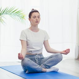 Ember's Alignment: Serenade of Fire for Yoga Balance with Chill Music - Sunrise Flames Fire Sounds