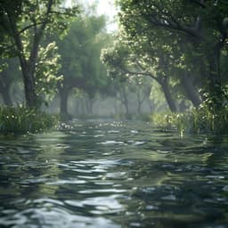 River Focus: Gentle Flowing Sounds for Study - Gentle Study Music