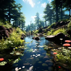 Sinfonía De Yoga Acuático: Música A Lo Largo De Los Arroyos - Sonidos esenciales de la naturaleza