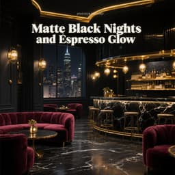 Matte Black Nights and Espresso Glow - The Bossa Nova All Stars