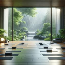 Binaural Rain Dance: Yoga Rhythms - Solfeggio Tones 528Hz